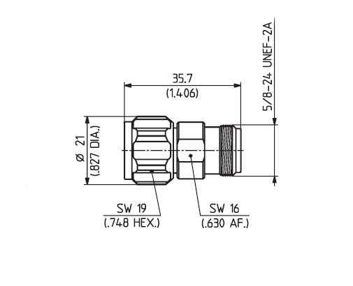 HuberSuhner/Adapter/33_N-50-0-7/133_NE
